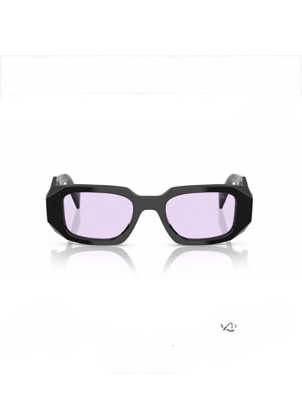 New Prada Black / Violet (16K40J/Vi1) Women’s Sunglasses 49-20-145 AUTHENTIC